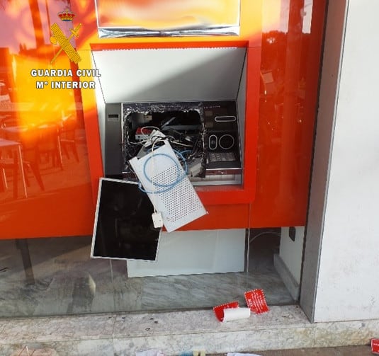 Cajero asaltado en Mijas