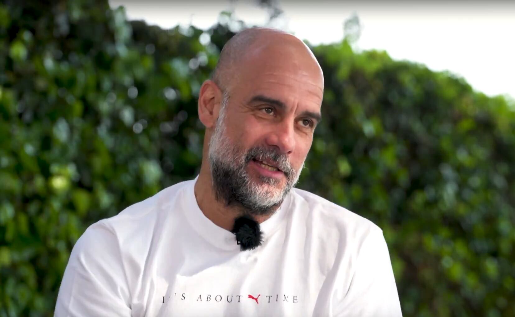 Pep Guardiola, durante una entrevista