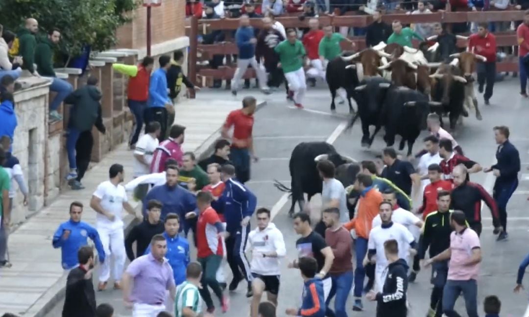 Encierro por las calles de Guadalajara
