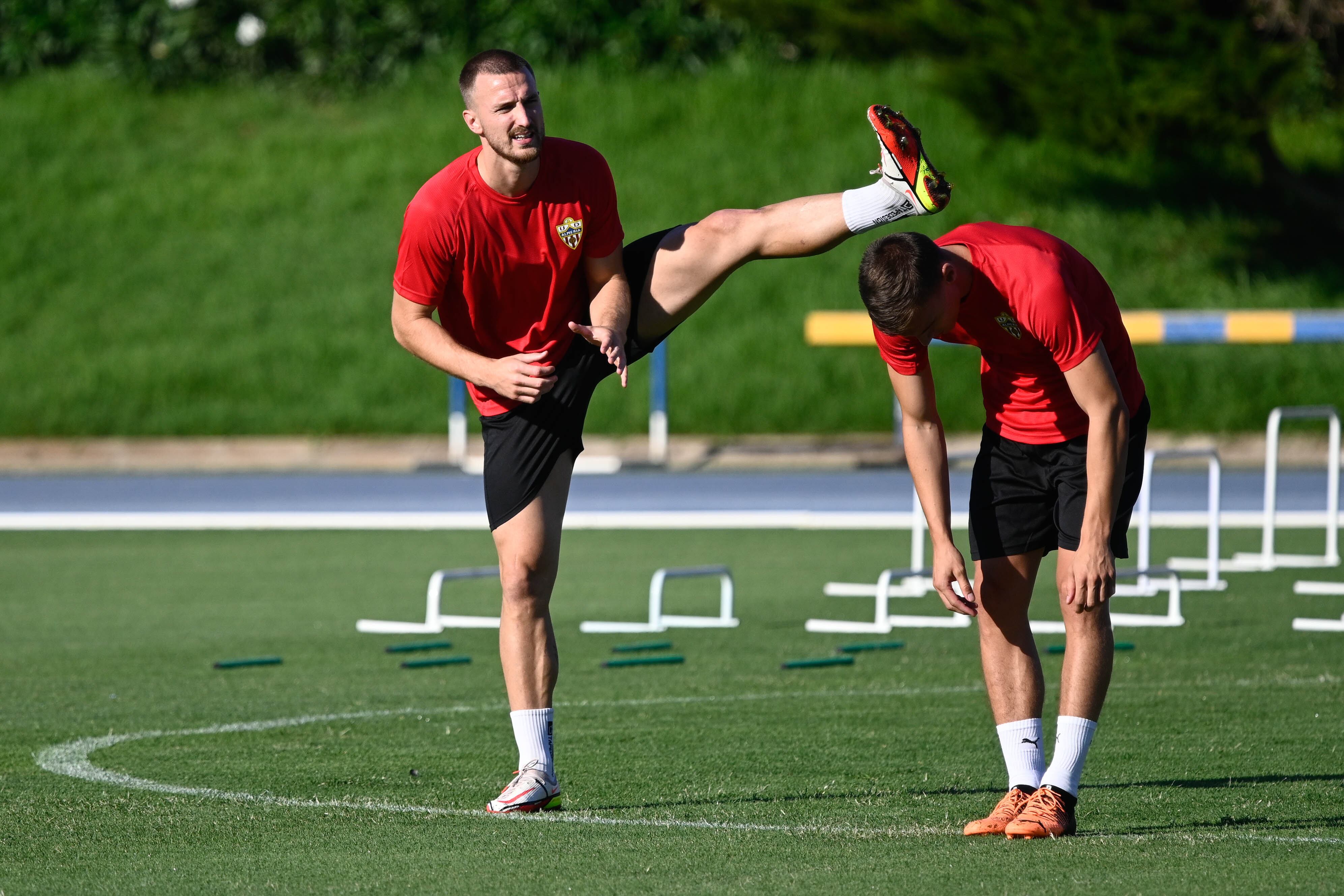Rodrigo Ely en el Anexo del Power Horse Stadium.