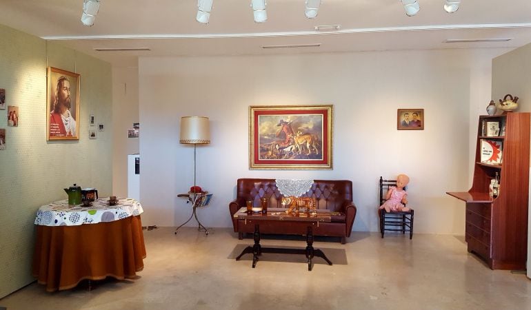 La muestra recrea con fidelidad cómo eran los hogares hace cuarenta años