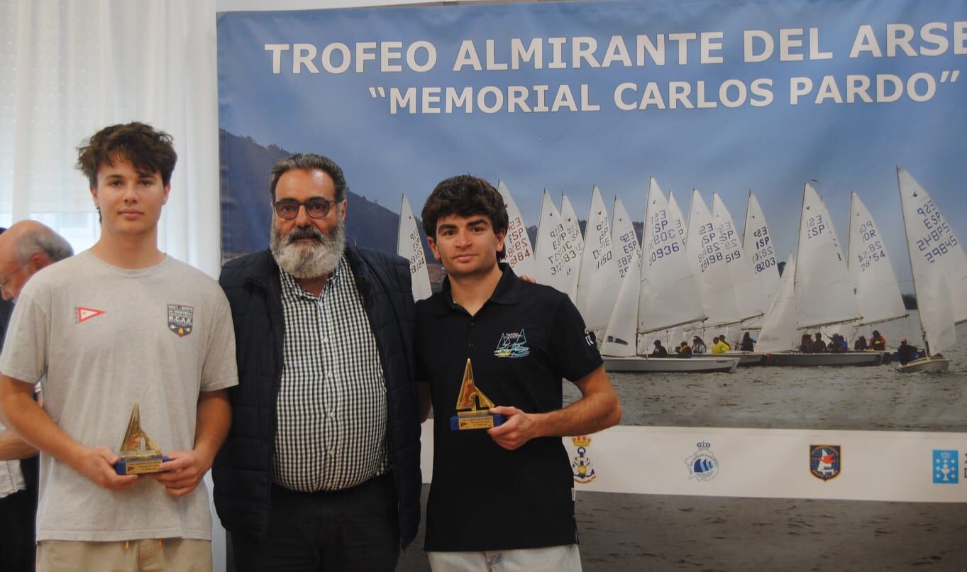 Mariano Stinga en el Trofeo L Almirante Jefe del Arsenal.