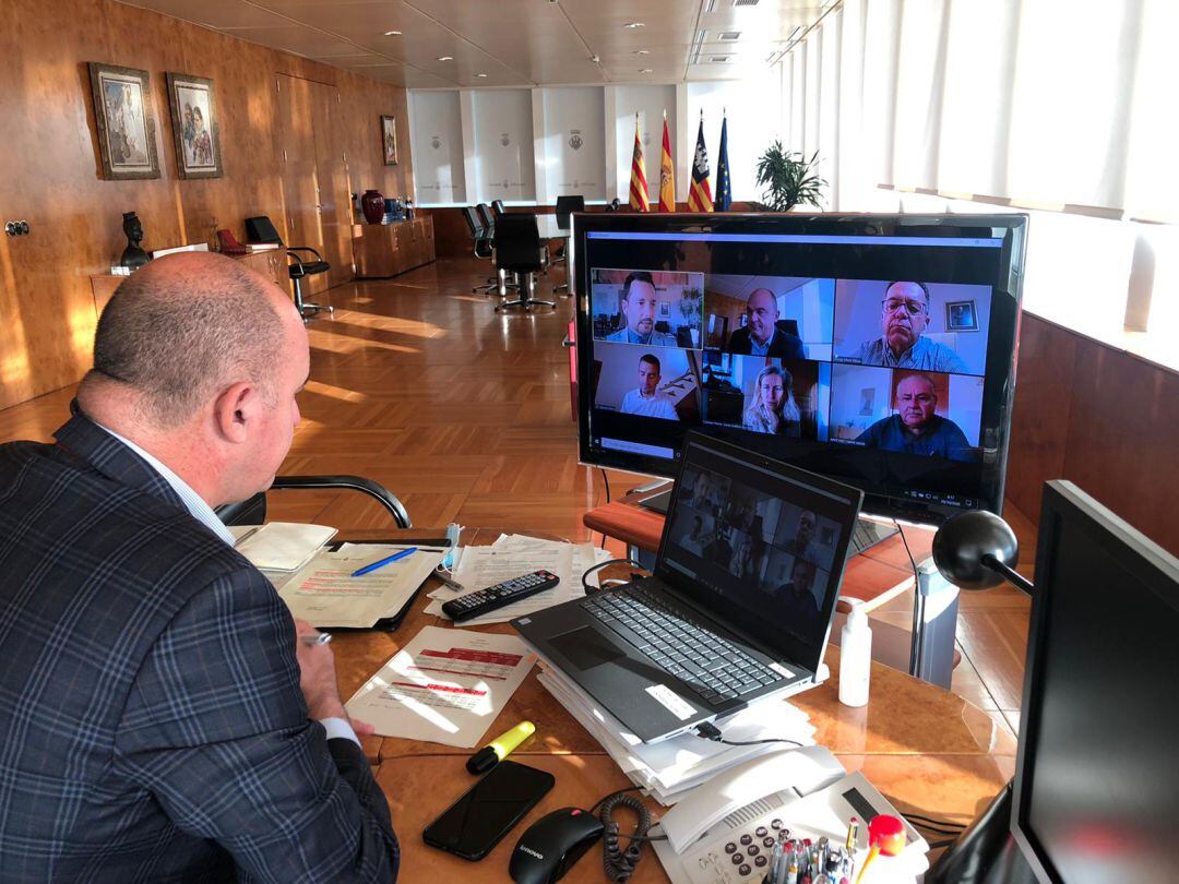 Reunión mantenida este miércoles