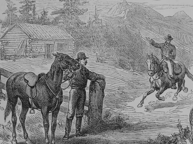 El Pony Express llegando a las Montañas Rocosas