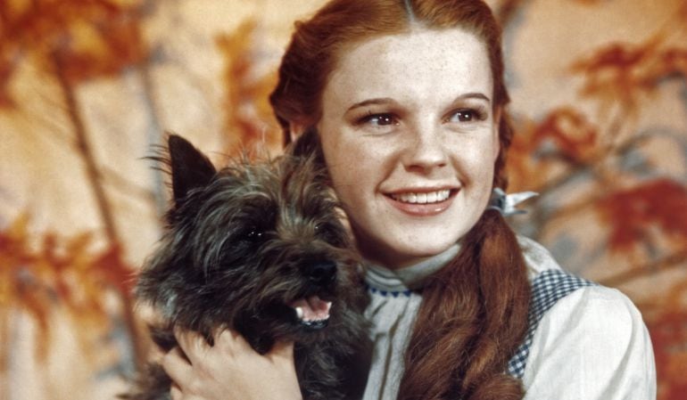 La actriz Judy Garland en El Mago de Oz