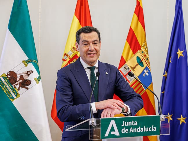 El presidente de la Junta de Andalucía, Juan Manuel Moreno Bonilla, en una imagen de archivo
