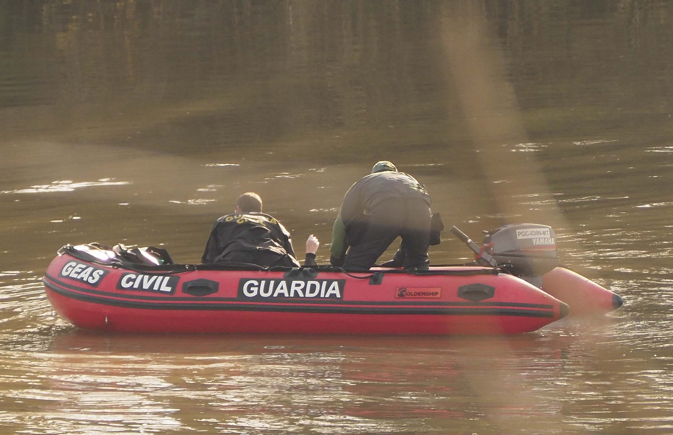 La Guardia Civil durante un operativo.