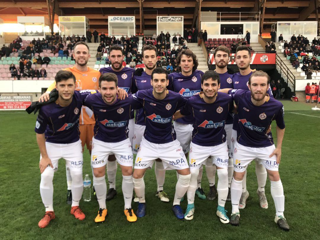 Once del equipo palentino en el Ruta de la Plata