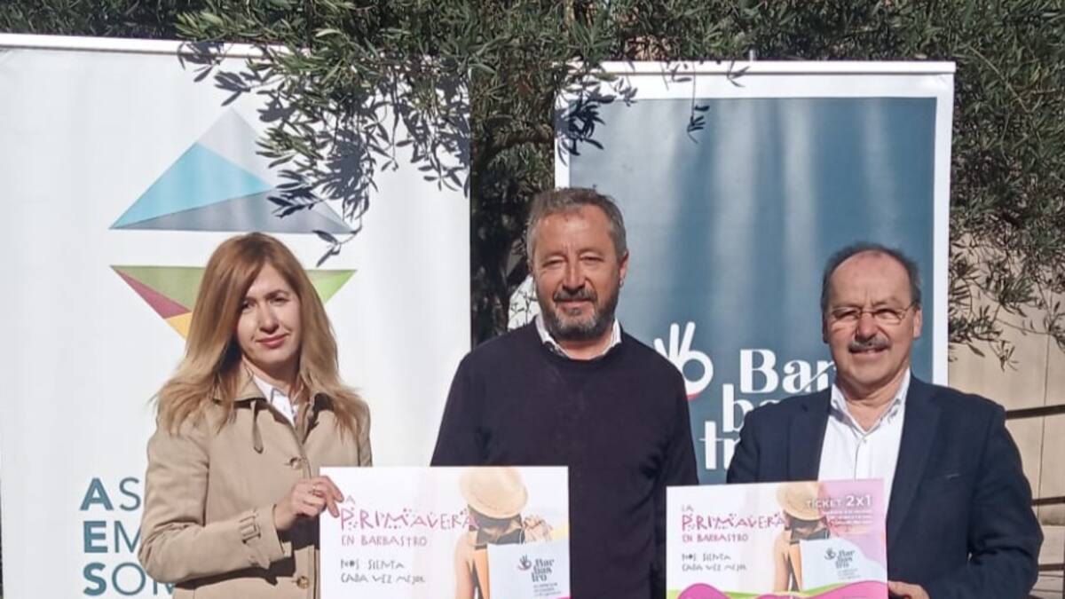 Los empresarios de Barbastro inician la campaña de primavera