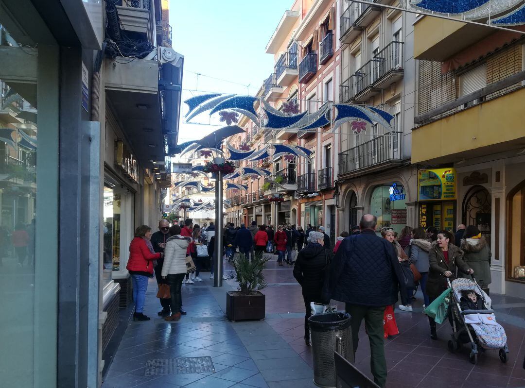 Ambiente en el CCA de Linares durante la reciente Campaña de Navidad.