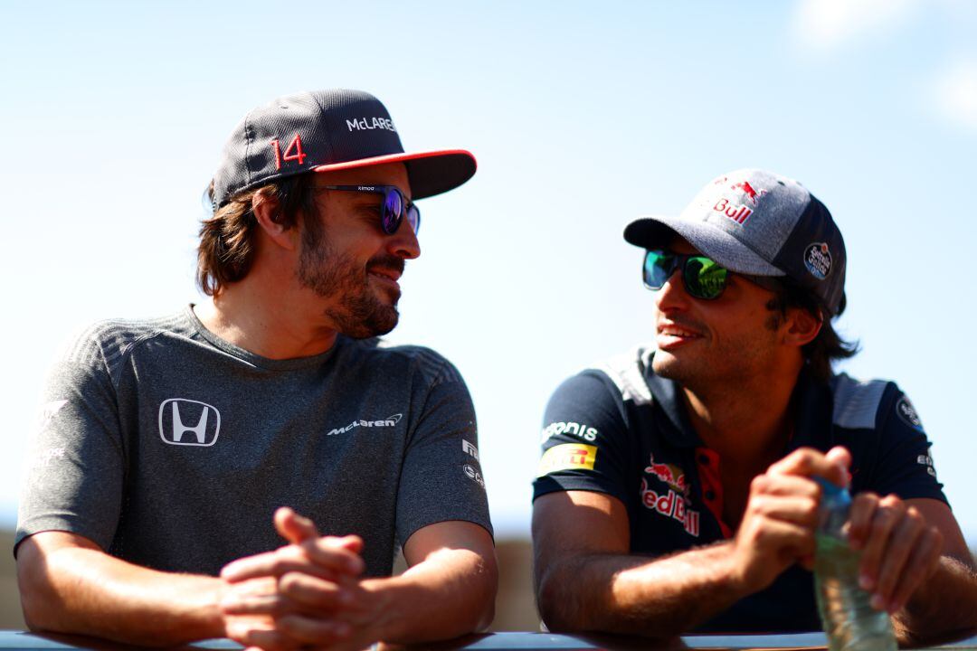 Alonso y Sainz, en una imagen de archivo