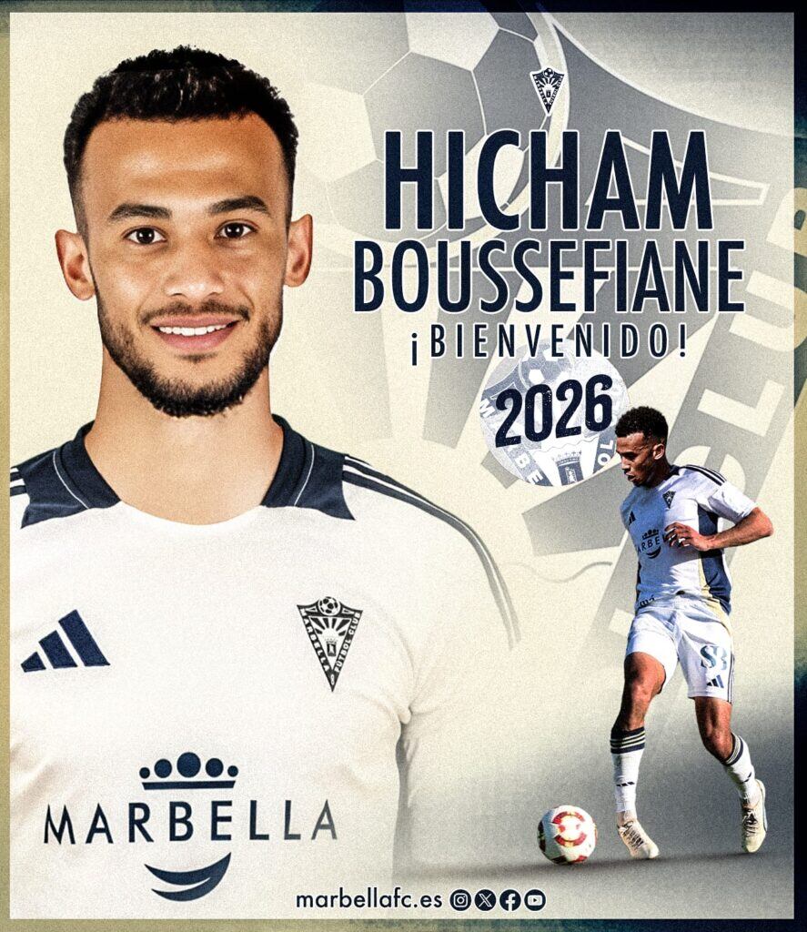 Hicham Boussefiane, nuevo jugador del Marbella FC