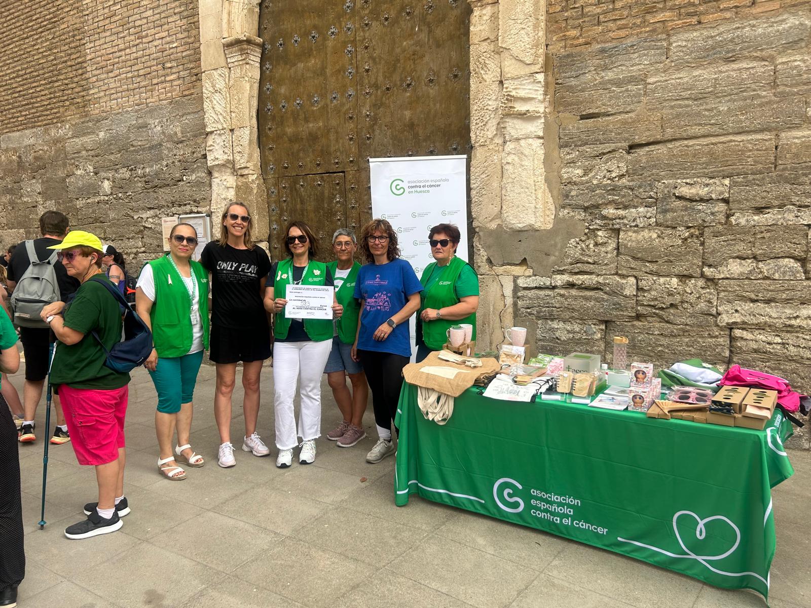 Andada solidaria en San Esteban de Litera