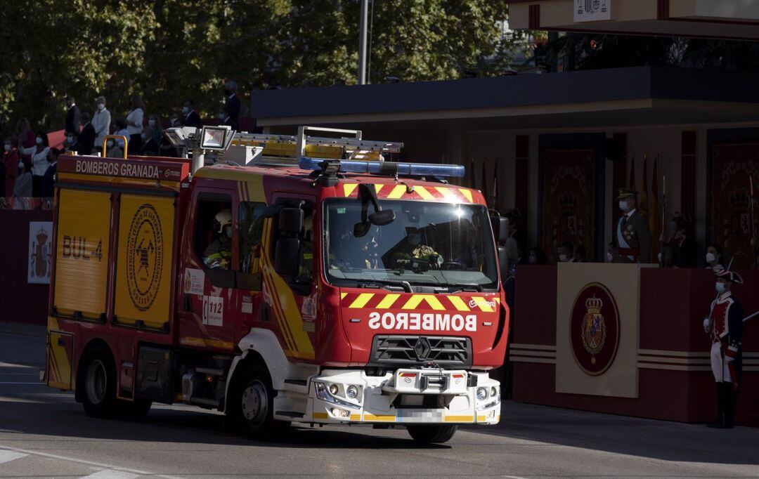 Imagen de archivo de un camión de bomberos de Granada