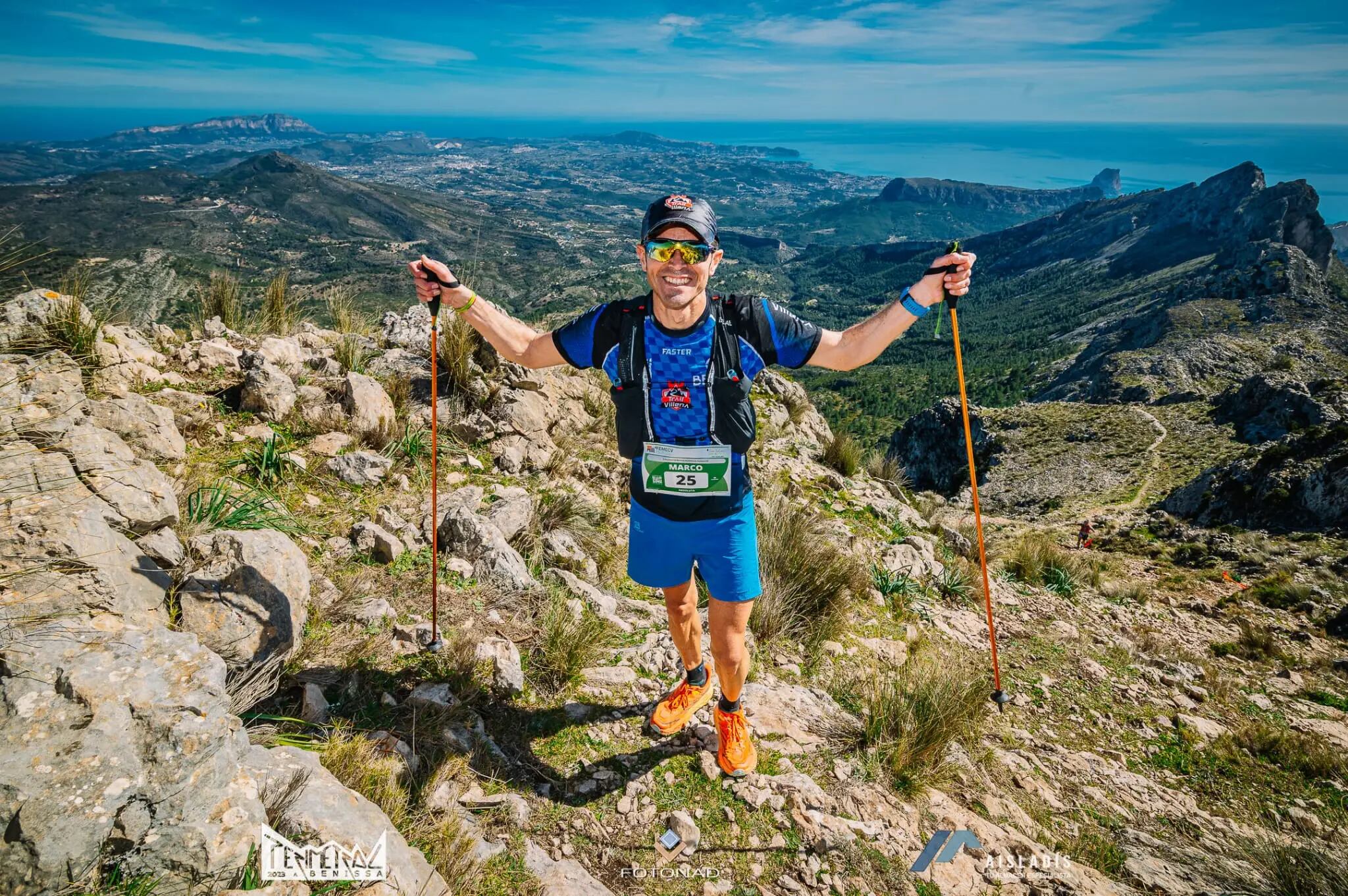 Marco Antonio Arnedo, deportista del Trail Villena