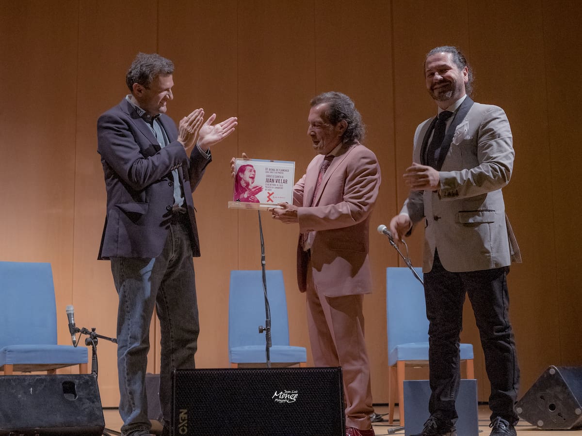 La Bienal de Flamenco de Cádiz regala a Juan Villar una de las noches más especiales de su larga trayectoria