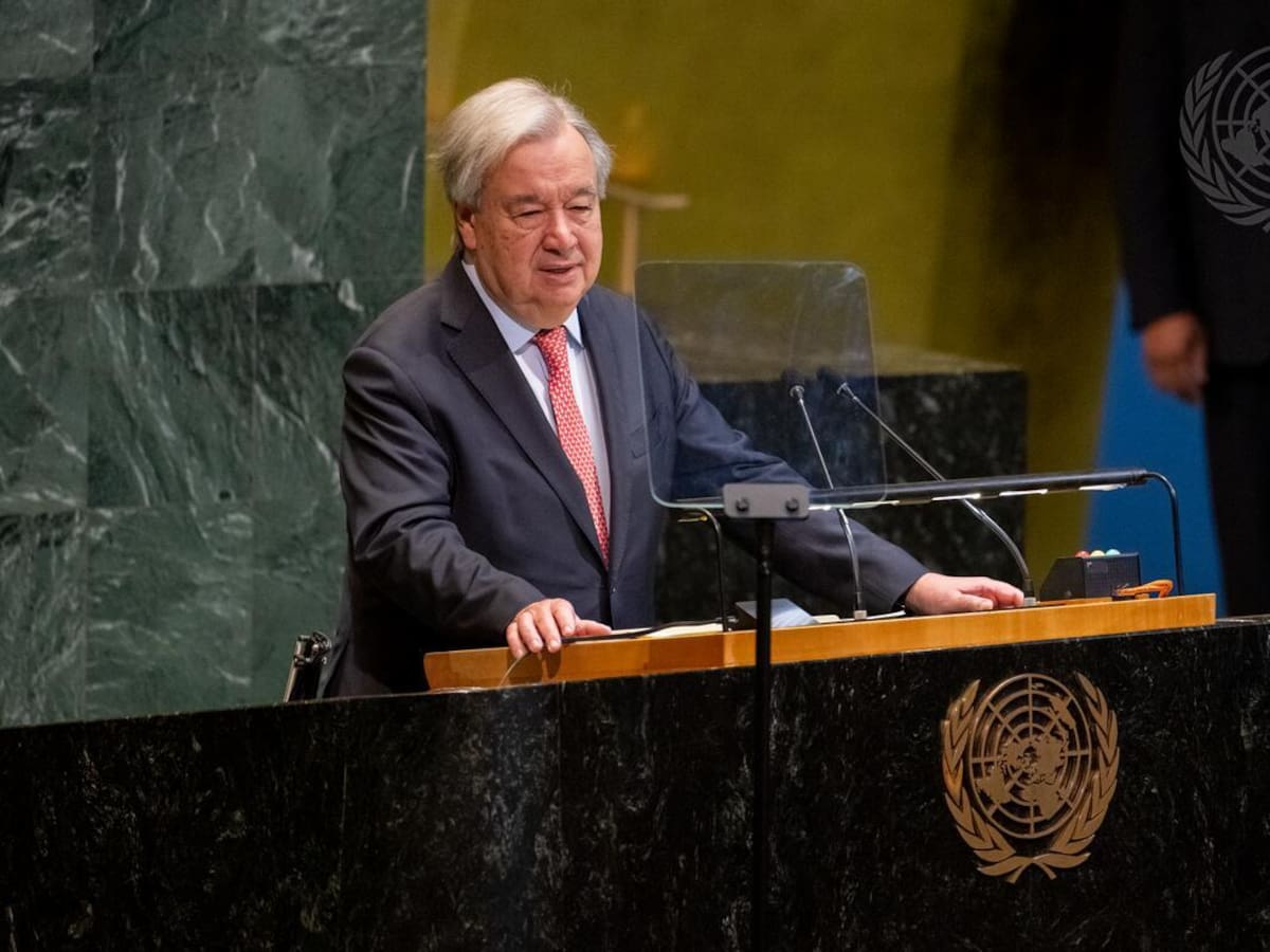 António Guterres pide "verdadera voluntad de diálogo" para acabar con la guerra