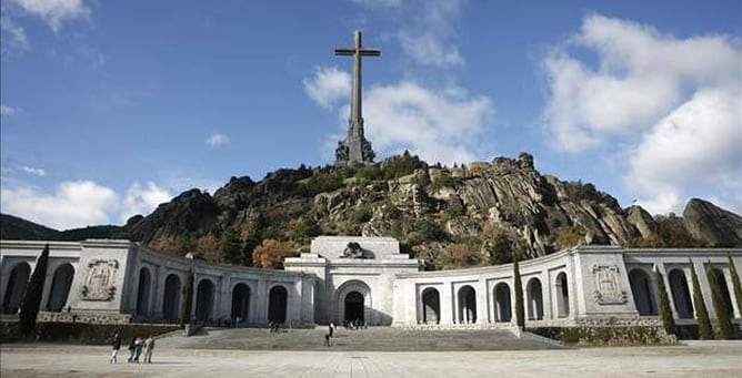 Una panorámica de El valle de los Caídos.