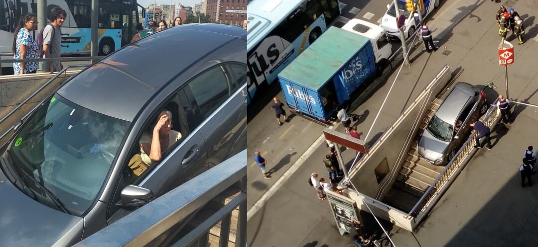 Imágenes de instantes posteriores al suceso