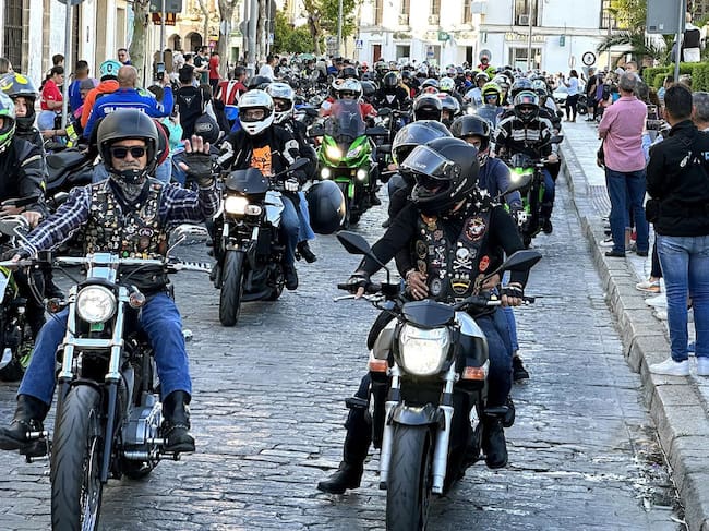 Caravana motera de la pasada edición del Gran Premio de España de Motociclismo de Jerez