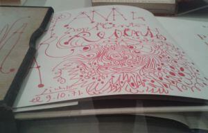 Dedicatòria de Picasso a la dona a Jacint Reventós