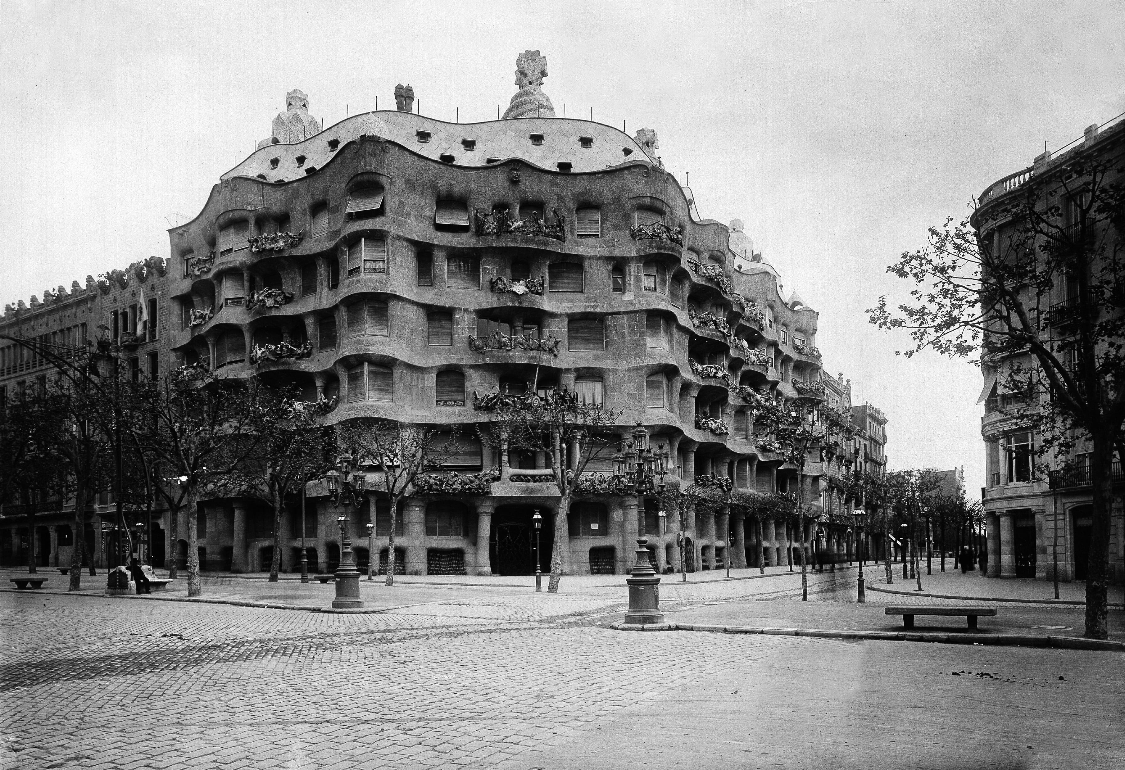 La Casa Mila de Barcelona.