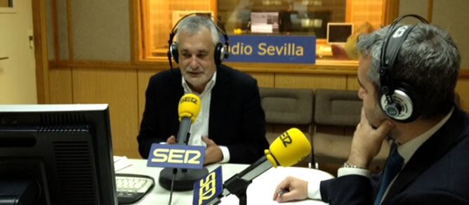 El presidente de la Junta de Andalucía, José Antonio Griñán, en la SER