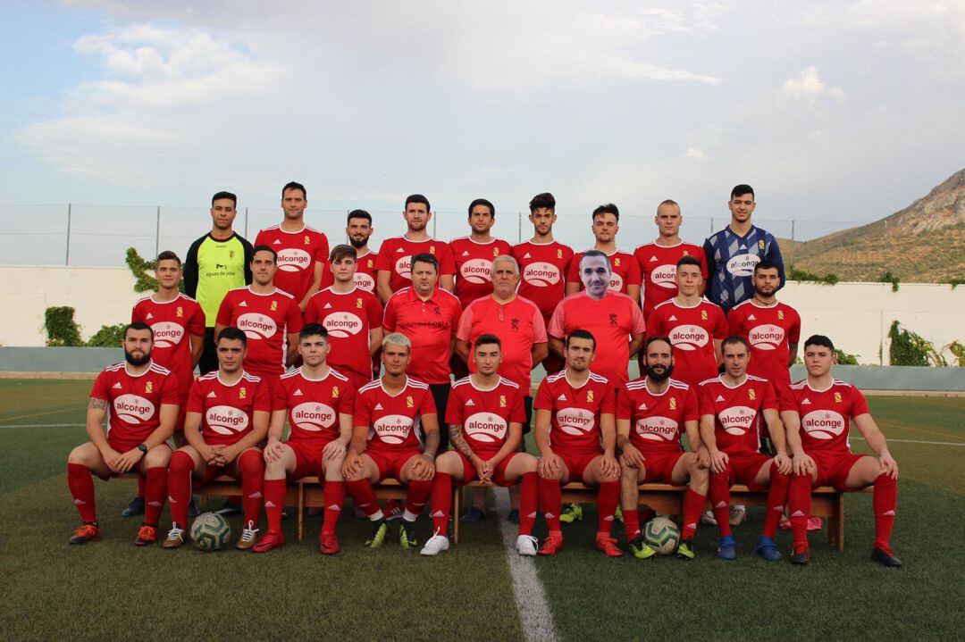 Plantilla del Jódar CF durante esta temporada