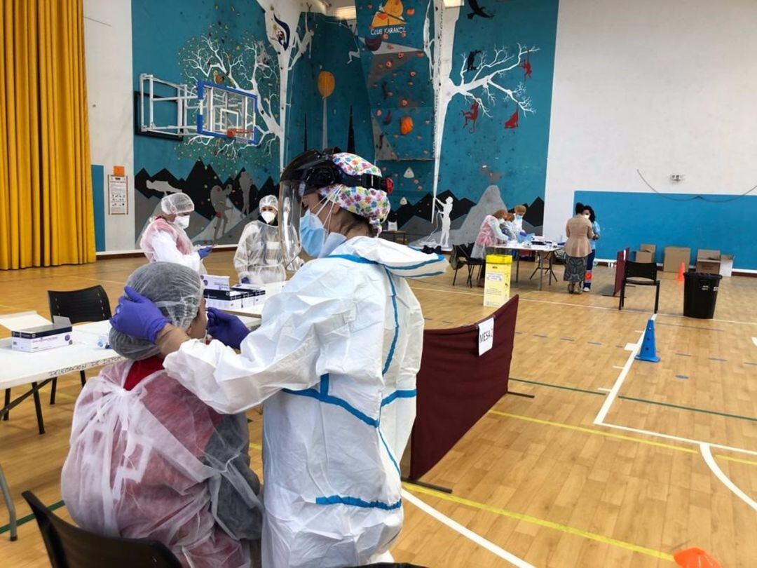 Un momento de un cribado.