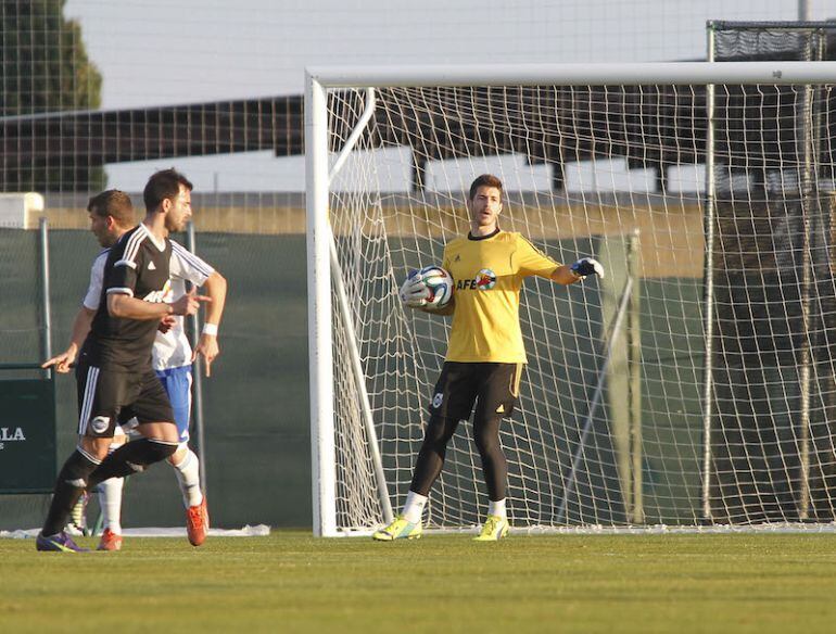 Palatsí, durante un encuentro de la selección AFE