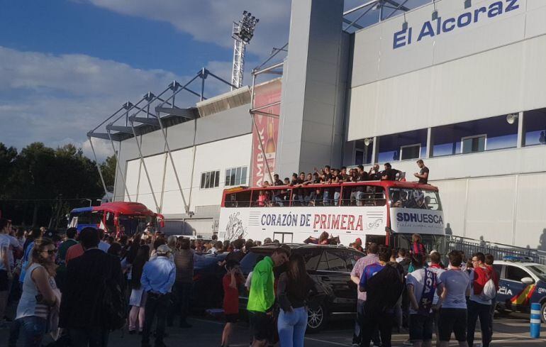 La radio ha estado presente en toda la historia de la SD Huesca que este jueves será protagonista en El Alcoraz