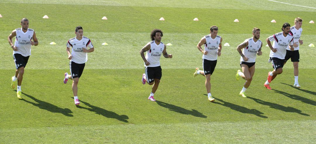 Imagen de un entrenamiento en 2014