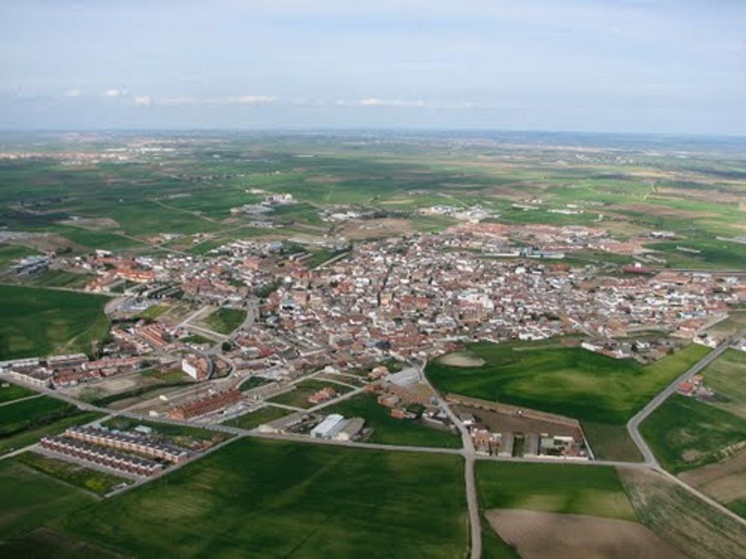 Vista aérea de Recas (Toledo)