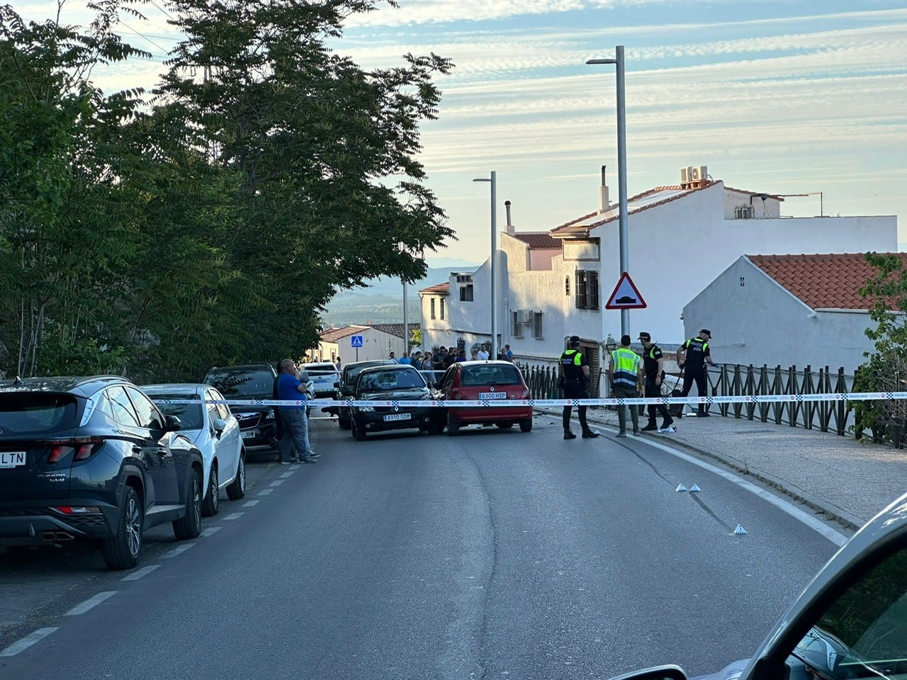 Un motorista fallece en un accidente en Jaén.