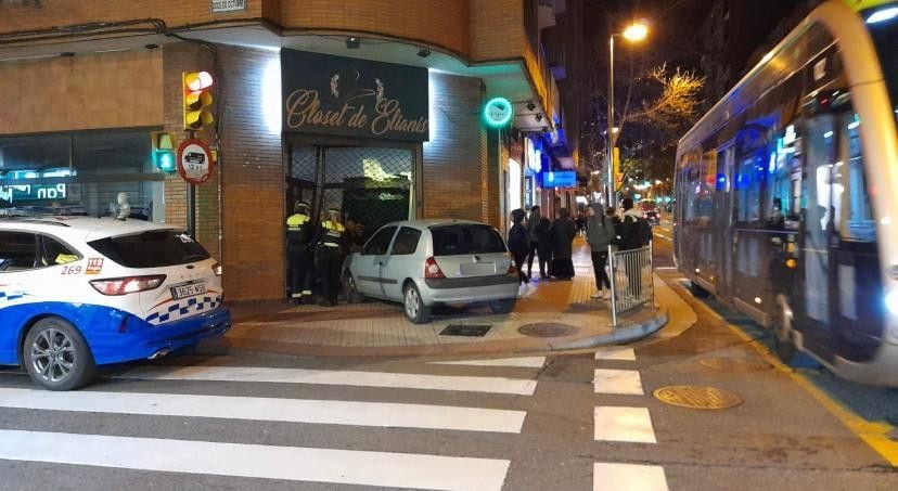 El accidente se produjo en la avenida de San José de Zaragoza