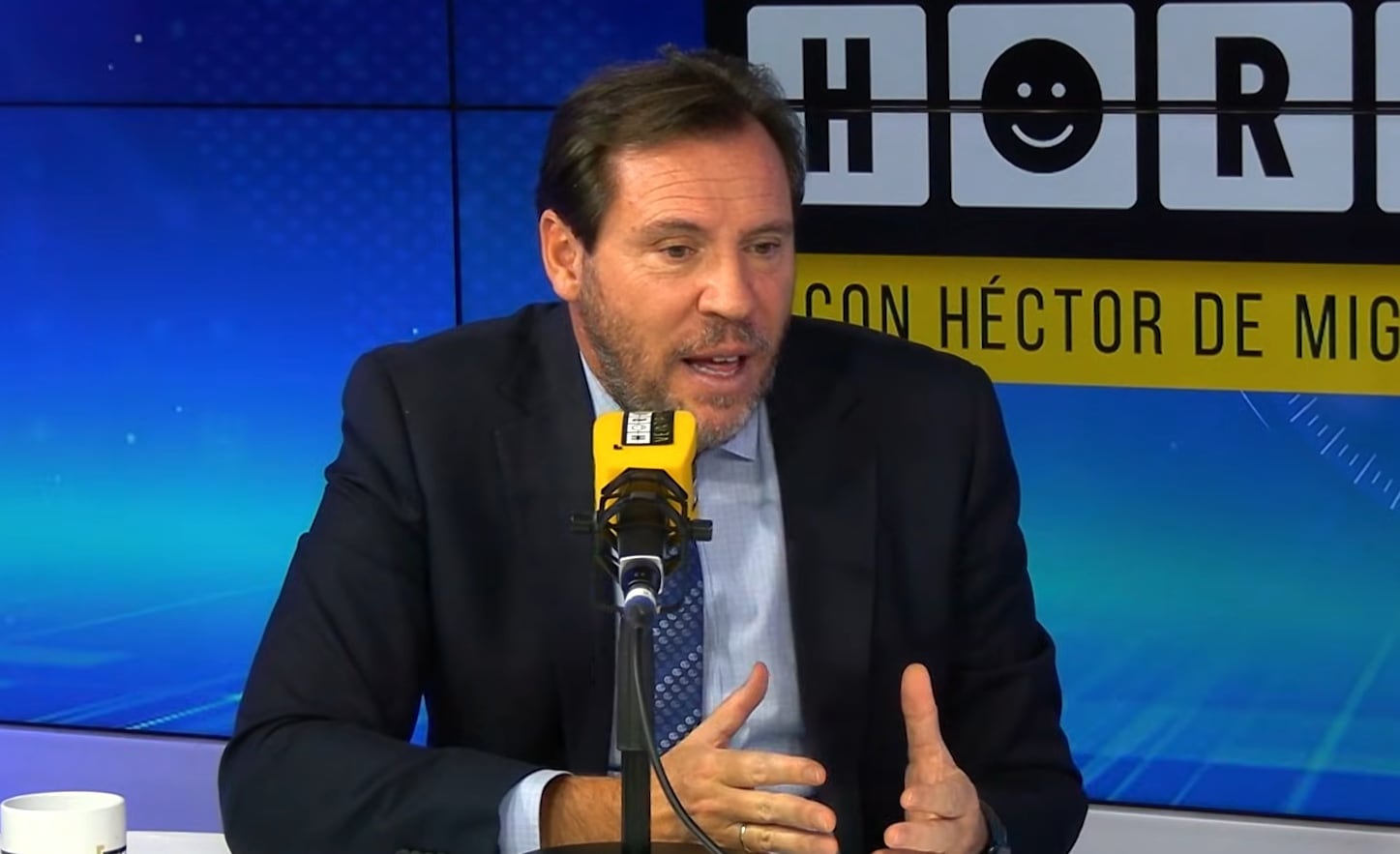 El ministro de Transportes, Óscar Puente, en Hora Veintipico