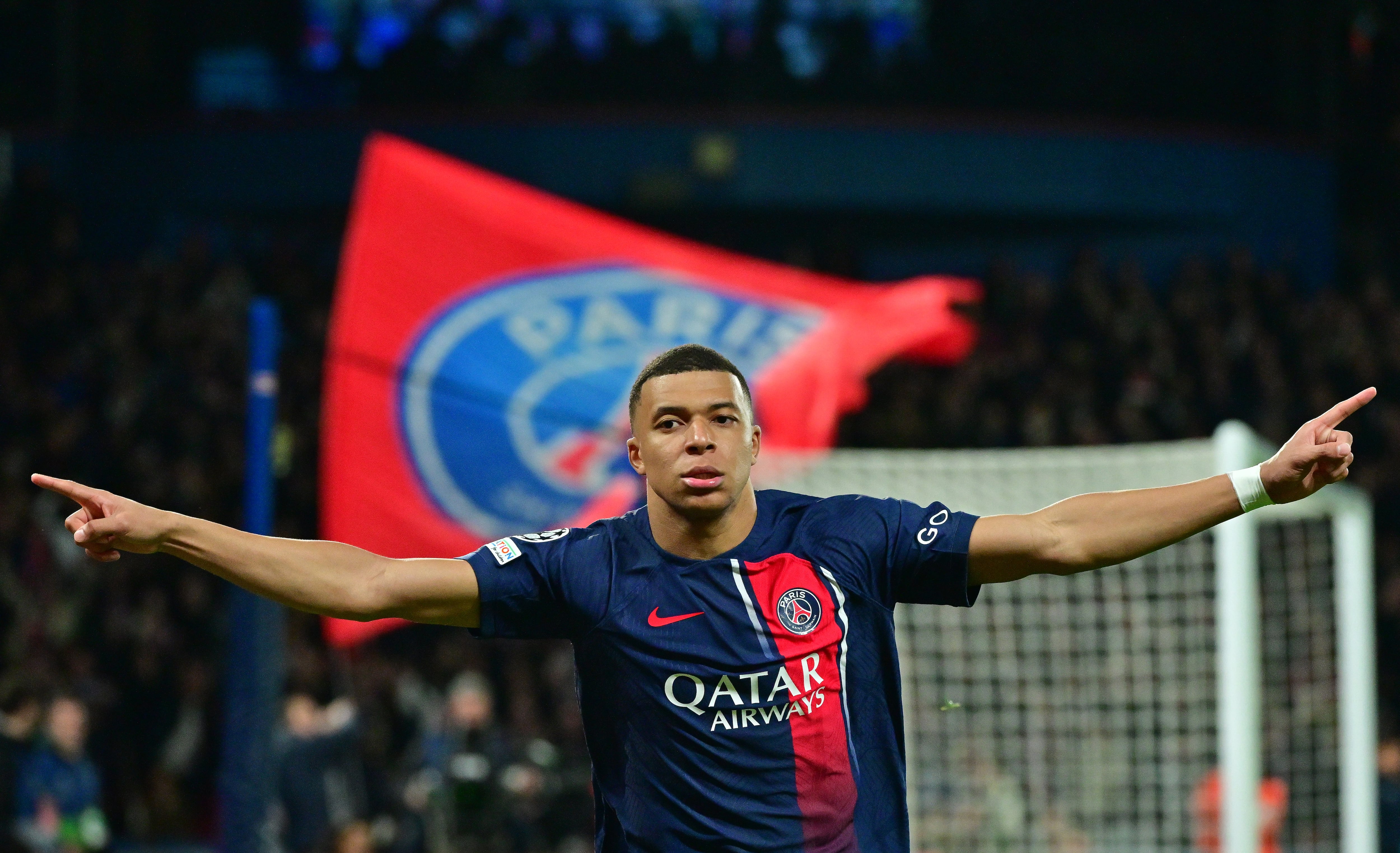 Kylian Mbappe, durante un partido con el PSG esta temporada. (Christian Liewig - Corbis/Getty Images)