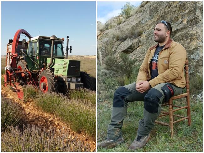 Rodrigo Carrillo, más conocido como el 'Tractorista de Castilla'