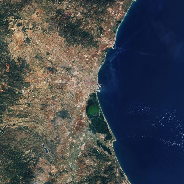 Imagen de Valencia desde el Espacio