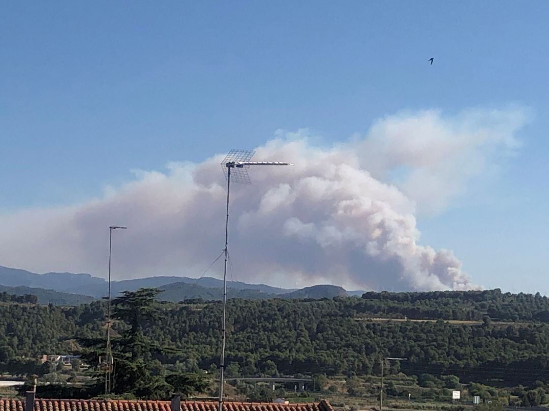 Incendio monte Yerga.