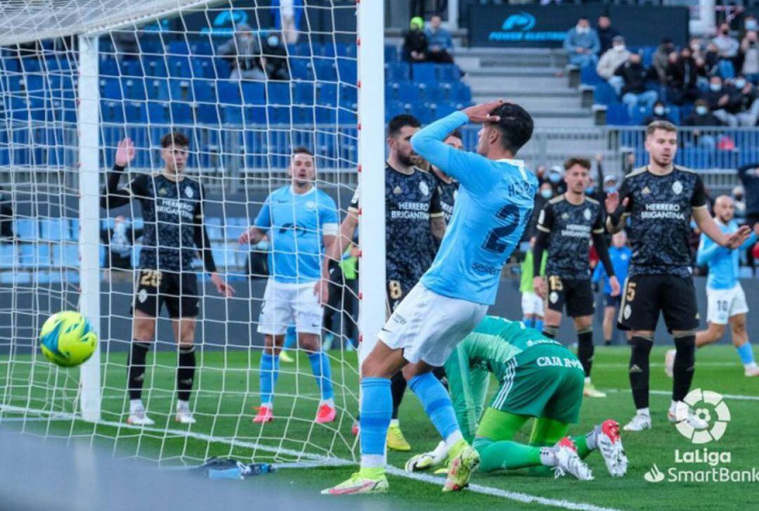 Imagen del choque liguero entre los dos equipos