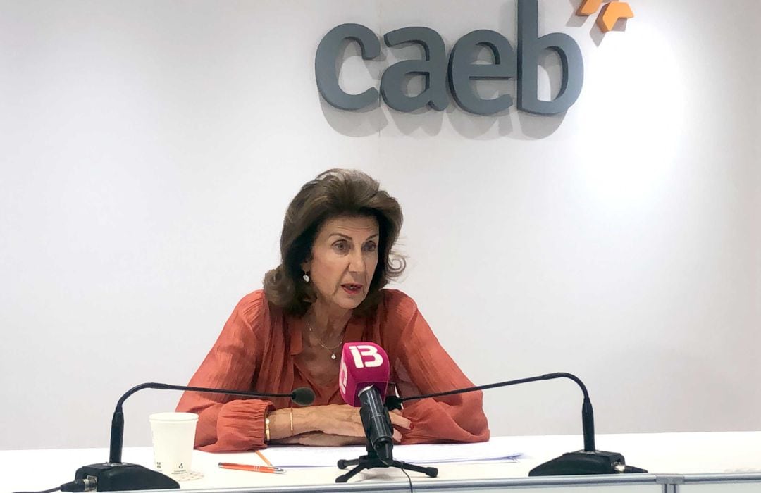 La pesidenta de la CAEB, Carmen Planas, en una imagen de archivo