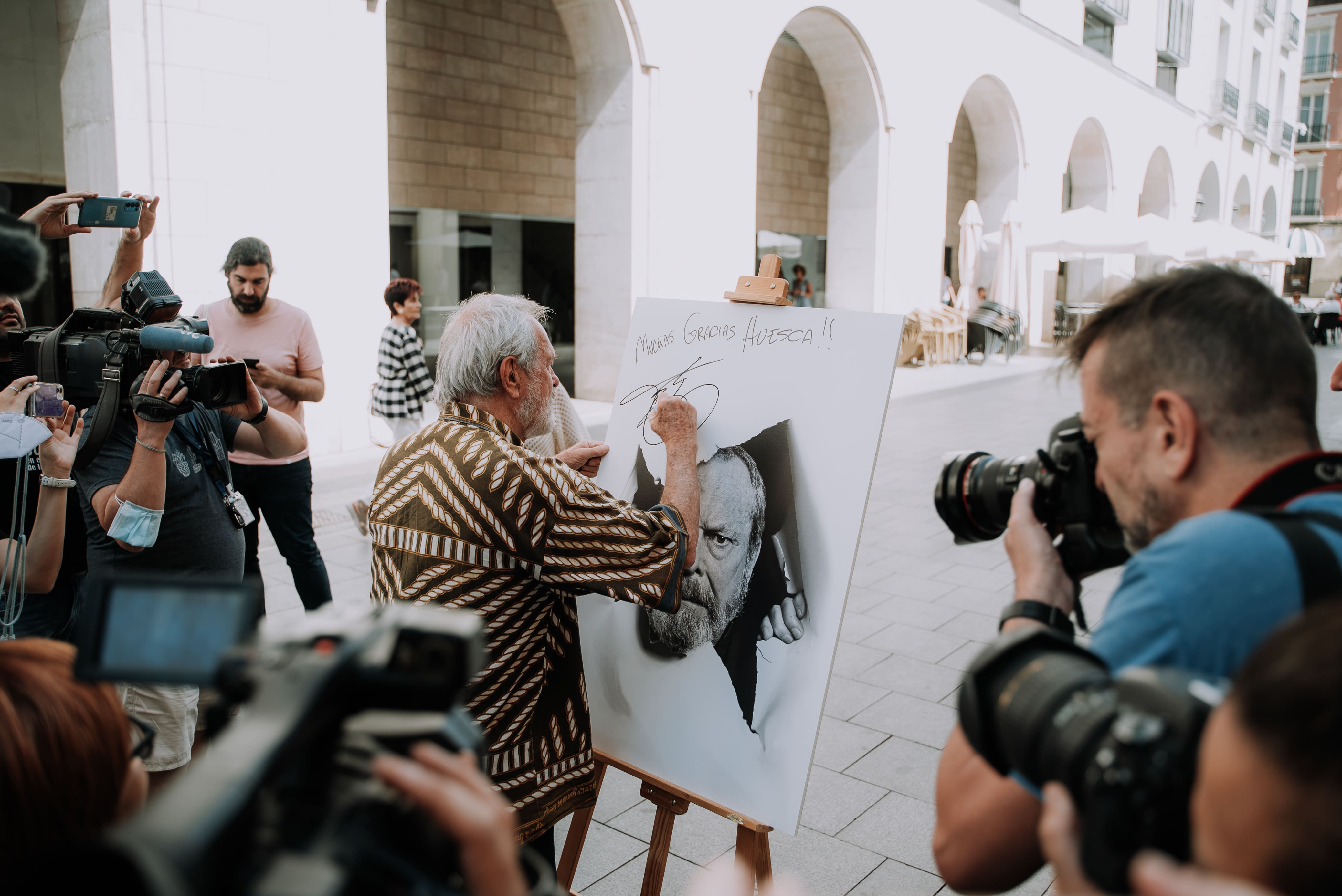 Terry Gilliam fue uno de los nombres propios del festival