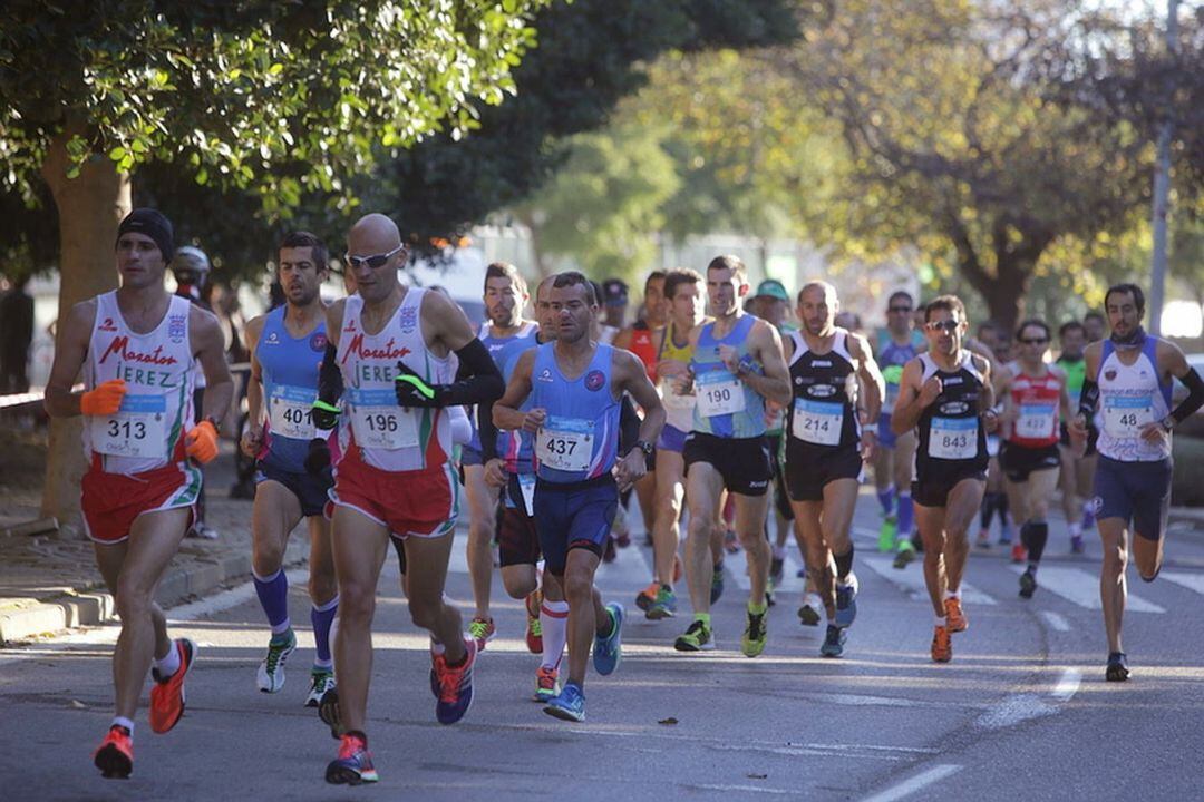 Imagen de la última Media Maratón celebrada en Jerez