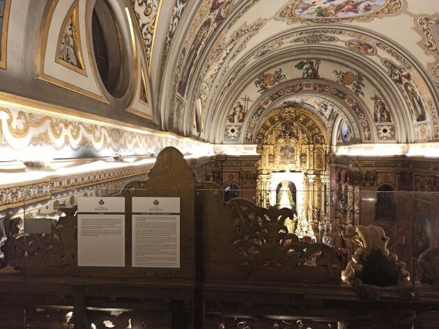 Visión de la Basílica de La Macarena desde el coro del templo