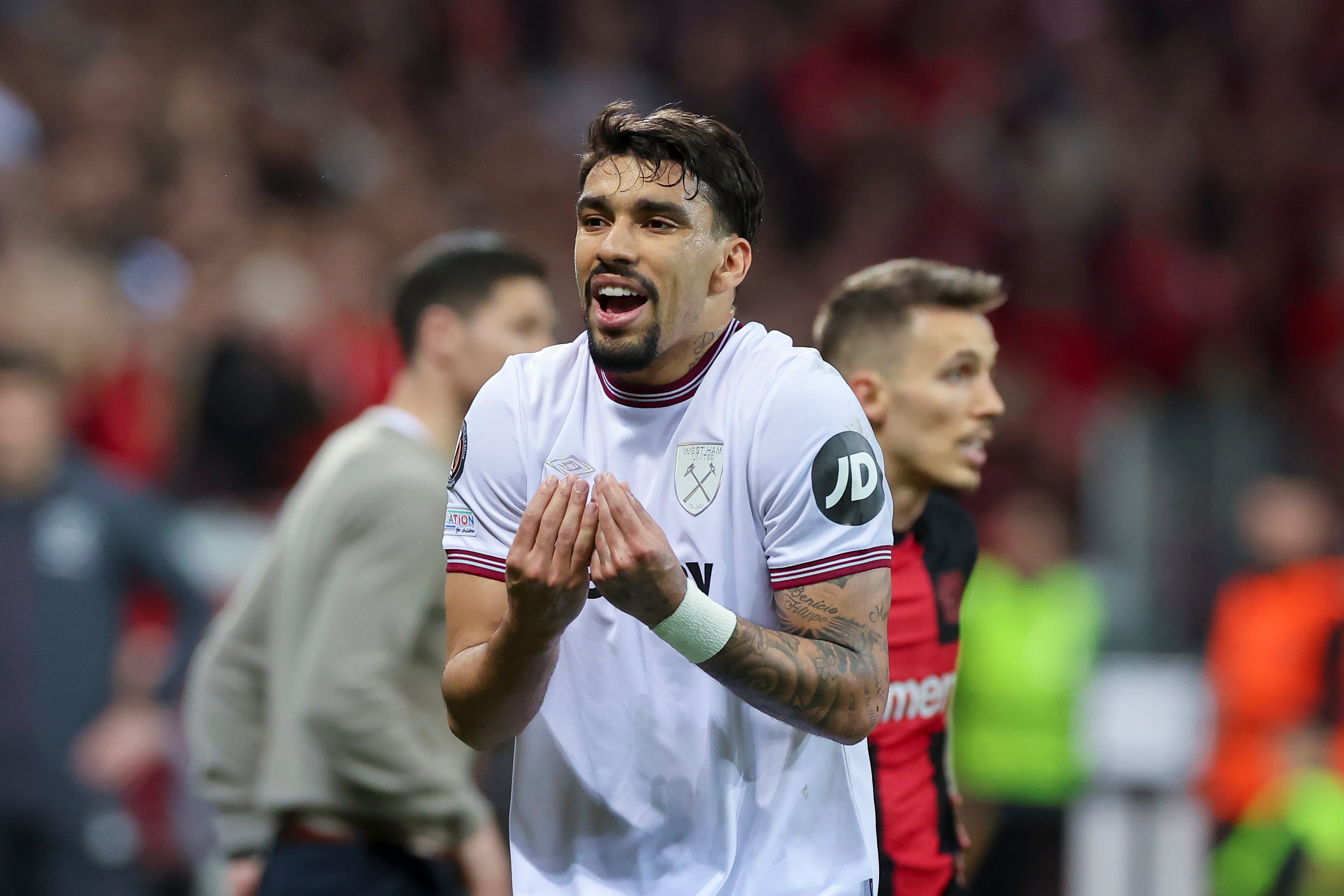 Lucas Paquetá, durante un partido del West Ham