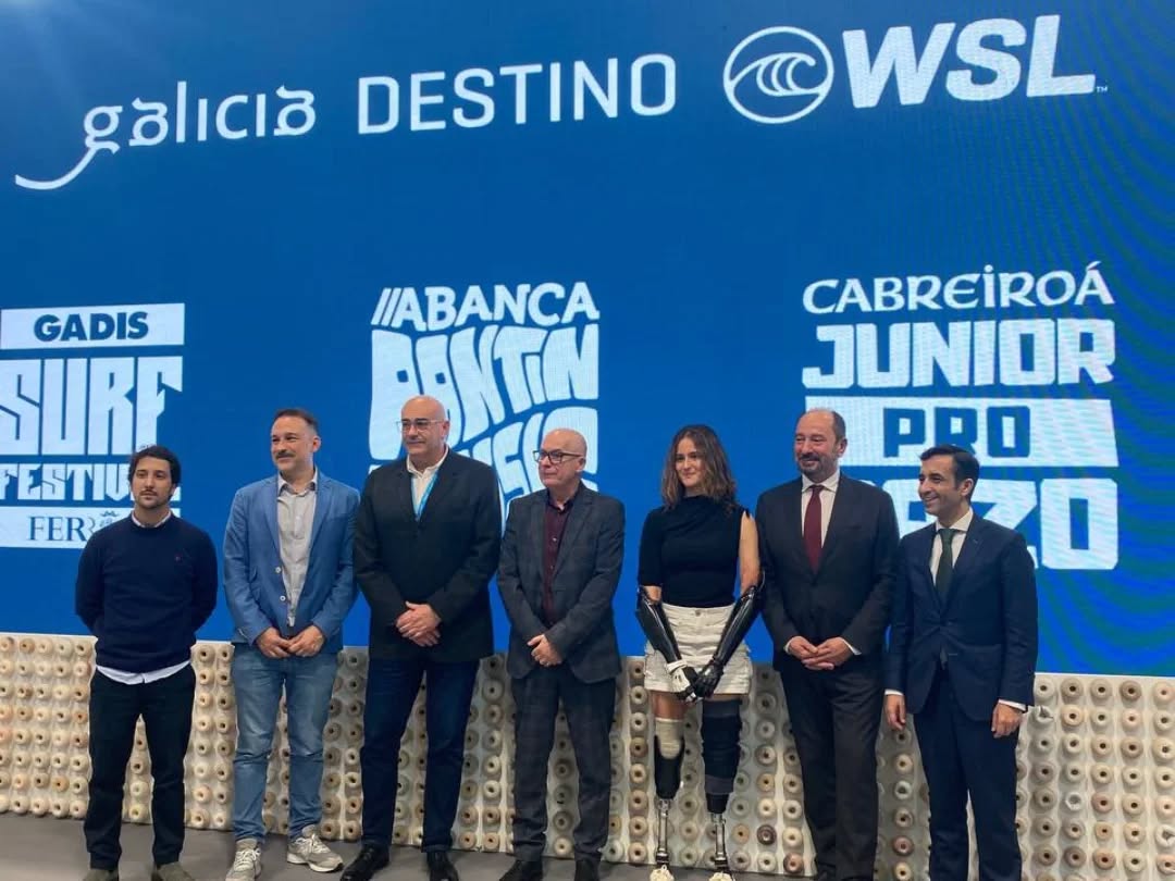 Presentación en Fitur de los eventos de la World Surf League en Galicia (foto: Classic Surf Pro)