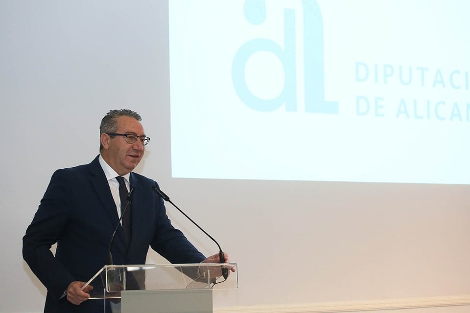 Toni Perez, presidente de la Diputación de Alicante