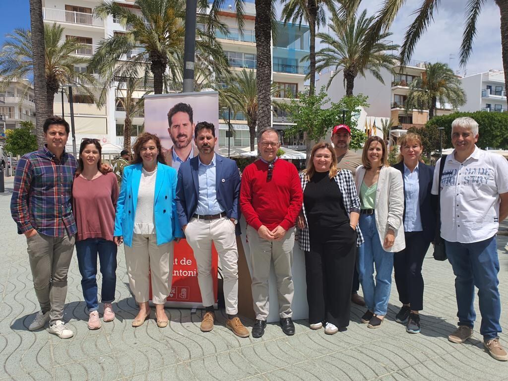 Un momento durante el acto que han celebrado los socialistas