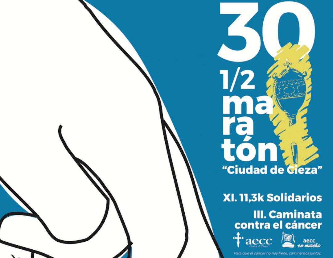 Cartel de la media maratón Ciudad de Cieza